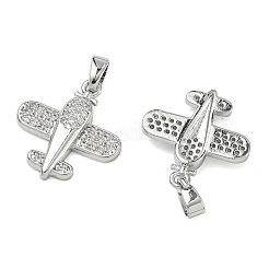Messing micro pave klare zirkonia anhänger&nbsp;KK-A294-03P
