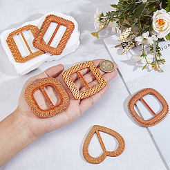 6 stücke 6 arten kunststoff schnallen&nbsp;DIY-GF0013-13