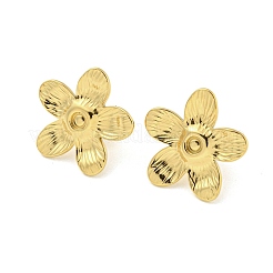 Ионное покрытие (ip) фурнитура для сережек из нержавеющей стали 304&nbsp;EJEW-O002-01G