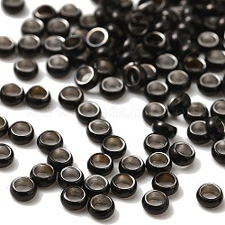 Intercalaire perles en 201 acier inoxydable, rondelle, gunmetal, 2x1mm, Trou: 1mm