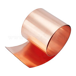 Lámina de cobre, oro rosa, 100x0.3mm