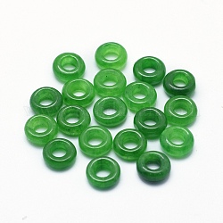 Natürliche Jade aus Myanmar / Burmese Jade, gefärbt, Ring, 8x3 mm, Bohrung: 3.5 mm