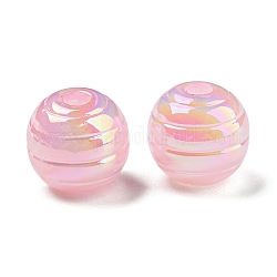 Acryl-Perlen, Runde, rosa, 14x13 mm, Bohrung: 3.6 mm