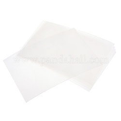 Pandahall 6 pz 12 x 8 pollici di plastica rettangolare borsa base shaper per borsa a mano tote borsa borsa fondo, nero