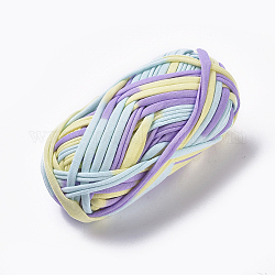 Ткань шнур, материал для вязания крючком, Материалы для вязания сумки своими руками, красочный, 22 мм