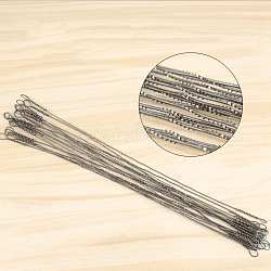 スクロールジグソーブレードスパイラル歯  木材鋸刃炭素鋼ワイヤー金属切断ハンドクラフトツール彫刻用  ステンレス鋼色  50x0.12cm