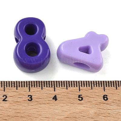 Непрозрачный акрил европейского бисера&nbsp;OACR-Z037-13-1