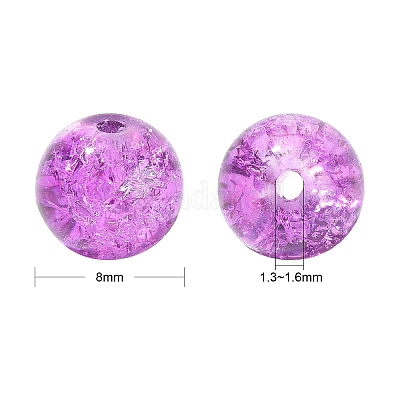 100шт стеклянные бусины&nbsp;GLAA-CJ0002-02-1