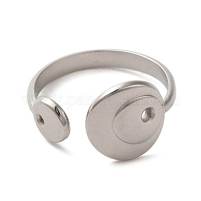 Открытое кольцо-манжета из нержавеющей стали марки 304&nbsp;LS-RJEW-C068-05B-P-1