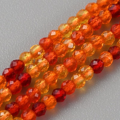 Прозрачные стеклянные бусины GLAA-TAC0004-11I-1