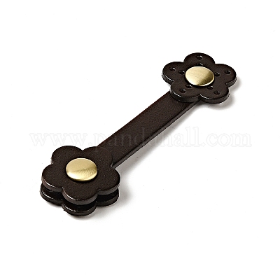 Цветок воловья кожа пришить застежки для кошелька&nbsp;FIND-D027-08B-1