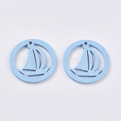 Деревянные подвески в стиле флота&nbsp;WOOD-L006-13-1