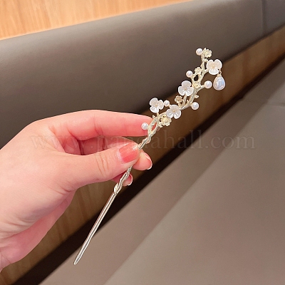 Палочки для волос с имитацией жемчуга&nbsp;LS-PW-WGB9059-01-1