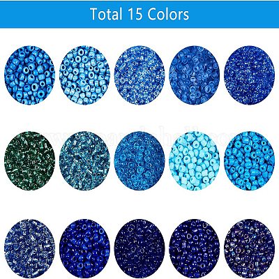 12/0 стакан бисер&nbsp;SEED-NB0001-12B-2mm-1