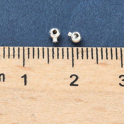 Зажимные бусины из латуни&nbsp;KK-H532-27S-01-1