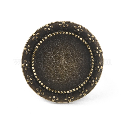 Anillos de aleación ajustables&nbsp;PALLOY-WH0101-70AB-1