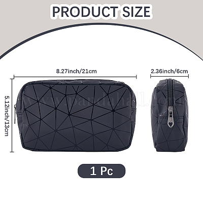 Косметички из искусственной кожи на молнии&nbsp;AJEW-WH20017-49A-1