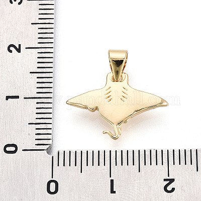 Латунные подвески&nbsp;KK-T080-17G-1