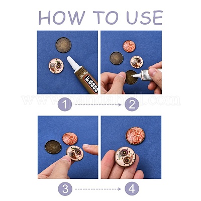 Железные чашки с гладкой кромкой&nbsp;X-MAK-Q011-25AB-25mm-1