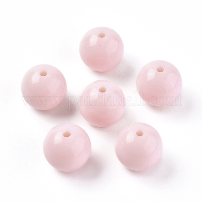 Solido perline acrilico bubblegum chunky&nbsp;MACR-I026-20mm-01-1