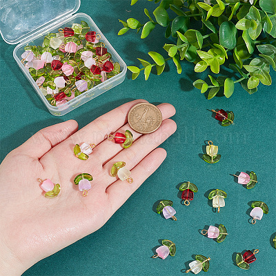 60шт подвески ручной работы лэмпворк FIND-DC0004-83-1