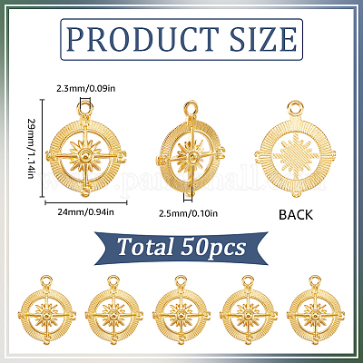 Подвески из сплава 50шт&nbsp;FIND-SC0005-58A-1