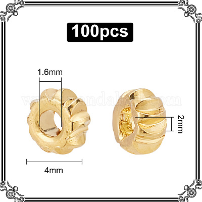 Латунные бусины&nbsp;KK-GO0001-11-1