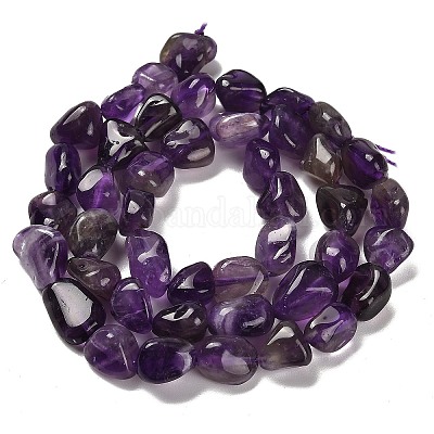 Natürlichen Amethyst Perlen Stränge&nbsp;G-P497-01E-45-1