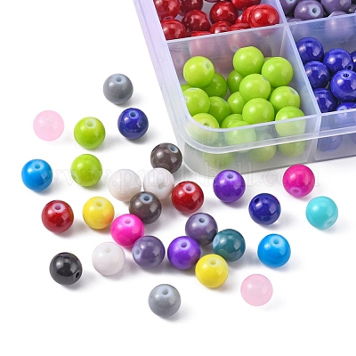 Backfarbe Glasperlen&nbsp;DGLA-Q026-02-1