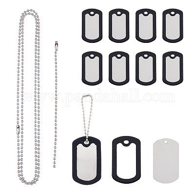 Blank Dog Tag Stainless Steel, Tags Pet Stainless Steel