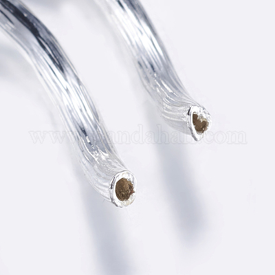 Бисера латунной трубки&nbsp;KK-K197-43S-1