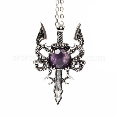 Purple & Silver Dragon Blade