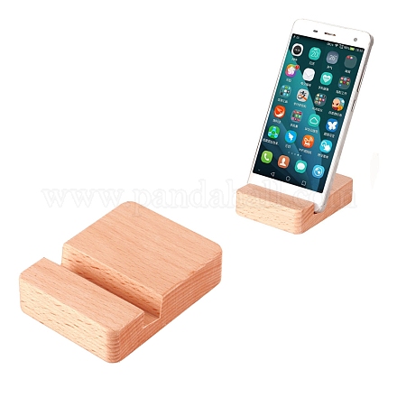 Soportes para móviles de madera de haya AJEW-WH0119-46B-1