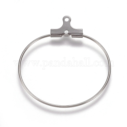 304 Stainless Steel Wire Pendants STAS-M274-020B-1
