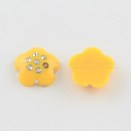 Plated Acrylic Cabochons PACR-R232-01-1