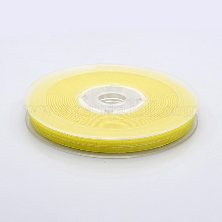 Ruban de velours en polyester pour emballage de cadeaux et décoration de festival SRIB-M001-4mm-640-1