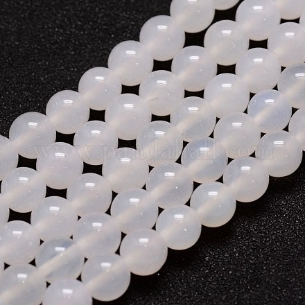 Natural Agate Bead Strands X-G-G880-03-8mm-1