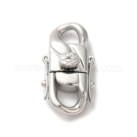 316 Surgical Stainless Steel Twister Clasps STAS-M313-01P-04-1