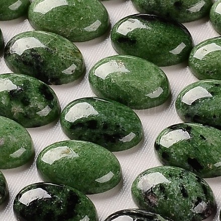 Natural Ruby in Zoisite Gemstone Oval Cabochons G-J329-14-18x25mm-1
