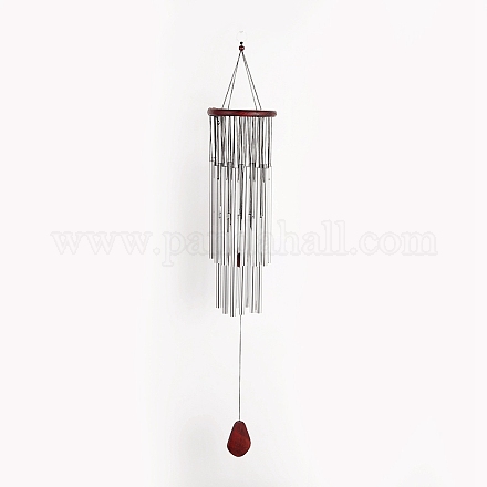 Solid Wood Wind Chimes AJEW-WH0022-30-1