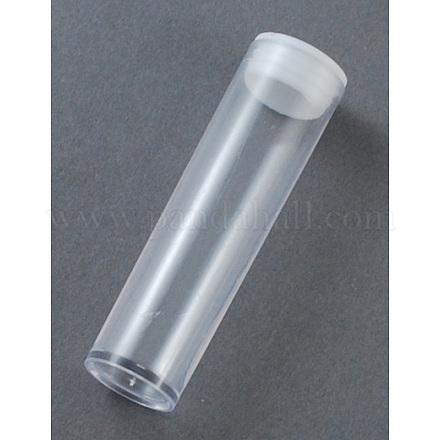 プラスチックビーズ収納ケース  ボトル  透明  5.5x1.5cm  容量：2ml（0.06液量オンス） CON-S007-02-1