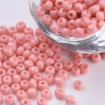 Baking Paint Glass Seed Beads SEED-Q025-3mm-L11-1