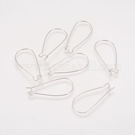Accessoires de boucles d'oreilles fils avec cerceau rein KK-EC221-NFS-NF-1