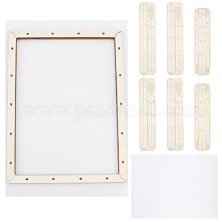 Basswood Assembled Paper Making Frame DIY-WH0308-1