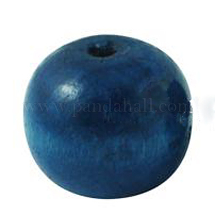 Dyed Wood Beads TB095Y-11-LF-1