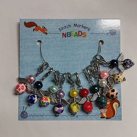 Nbeads 20 stücke perlen engel anhänger dekorationen HJEW-NB0001-57-1