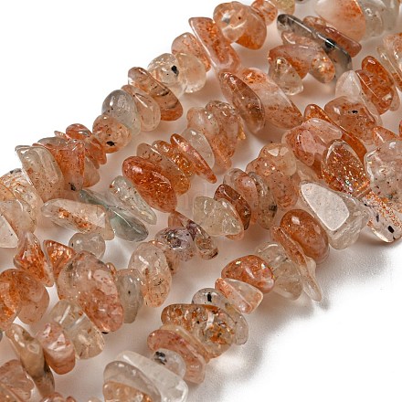 Natural Quartz Chip Beads Strands G-G905-13-1