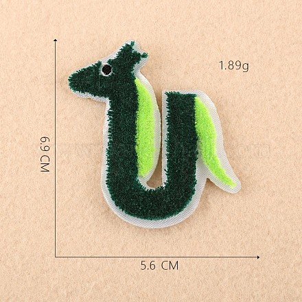 Computerized Embroidery Cloth Iron on/Sew on Patches DIY-F030-08U-1