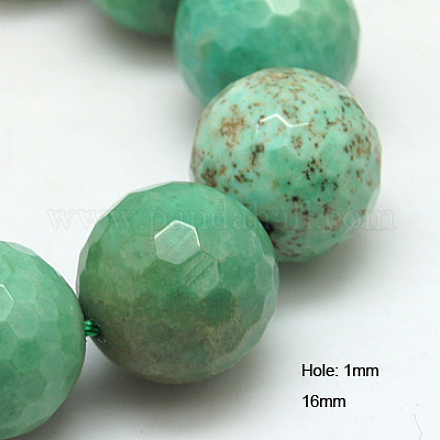 Natural Green Onyx Agate Beads Strands G-G213-16mm-08-1