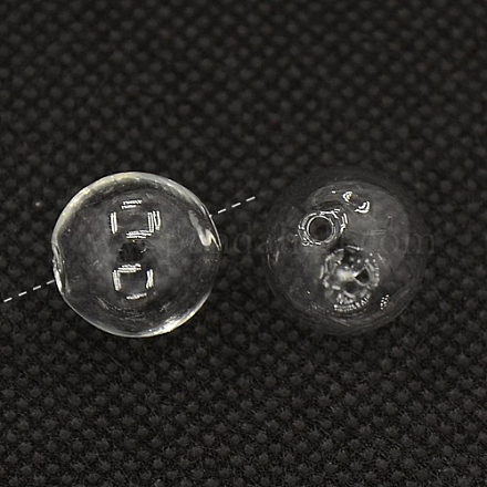 Perles de globe en verre soufflé faites à la main X-ZX-DH003Y-15-1